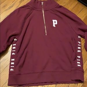 PINK quarter zip